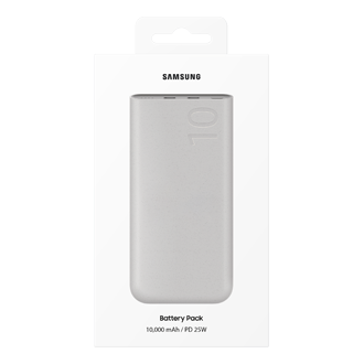 10,000 mAh Battery Pack (25W Super Fast Charging) Package Beige 