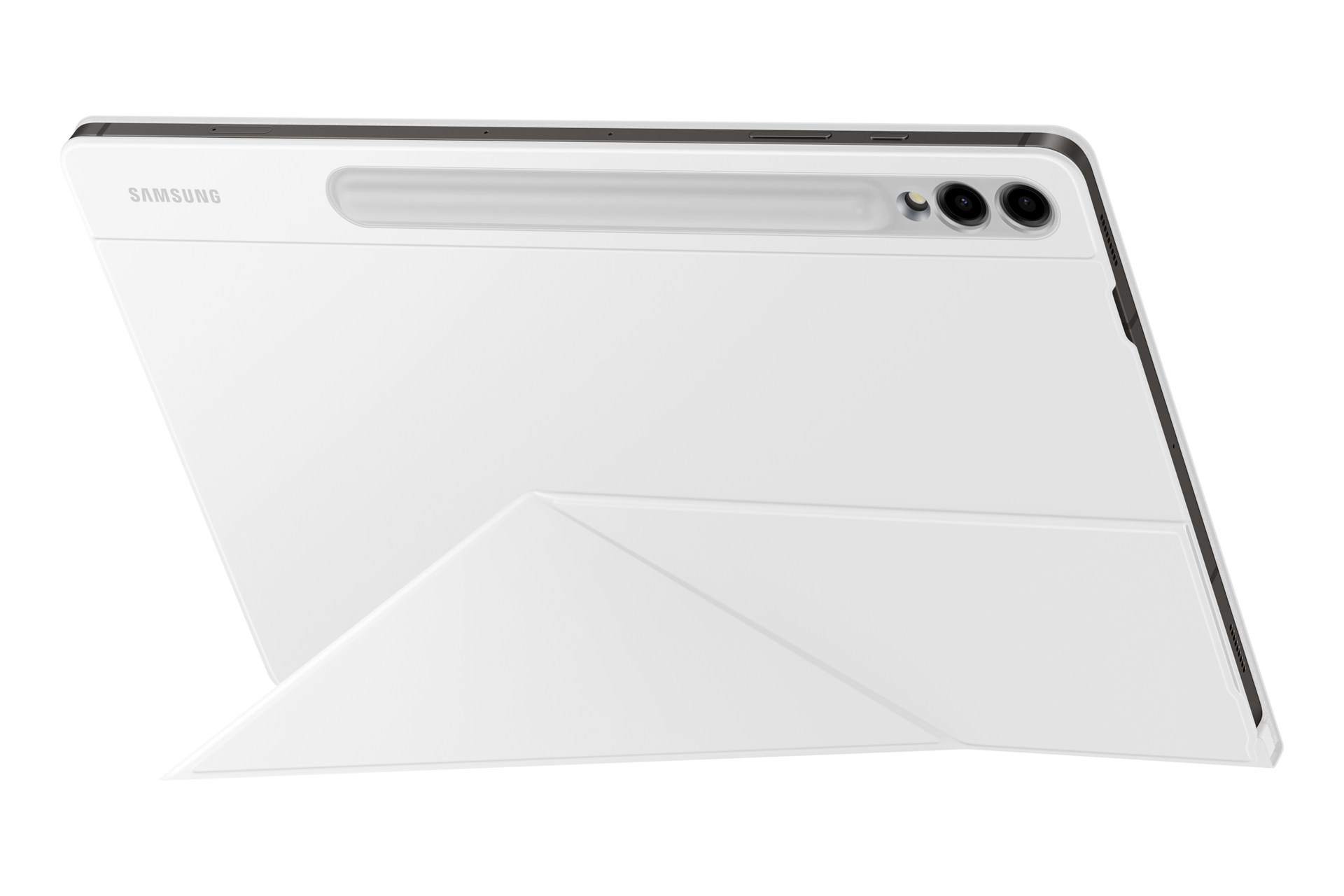 Samsung White Smart Book Cover For Tab S10+, Tab S9+ & Tab S9 Fe+