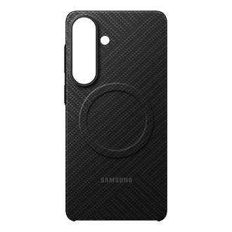 Galaxy S26+ Carbon Magnet Case Front2 Black 