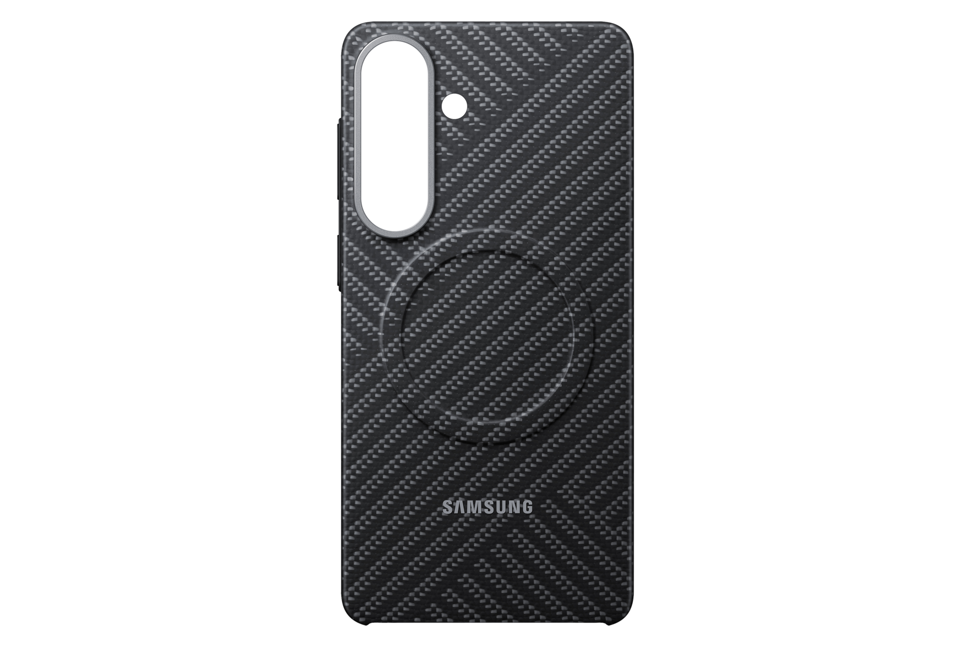Galaxy S26+ Carbon Magnet Case Front2 Dark Gray 