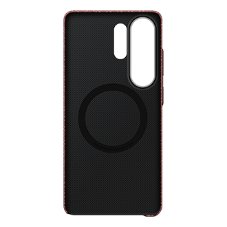 Galaxy S26 Ultra Carbon Magnet Case Back Red 