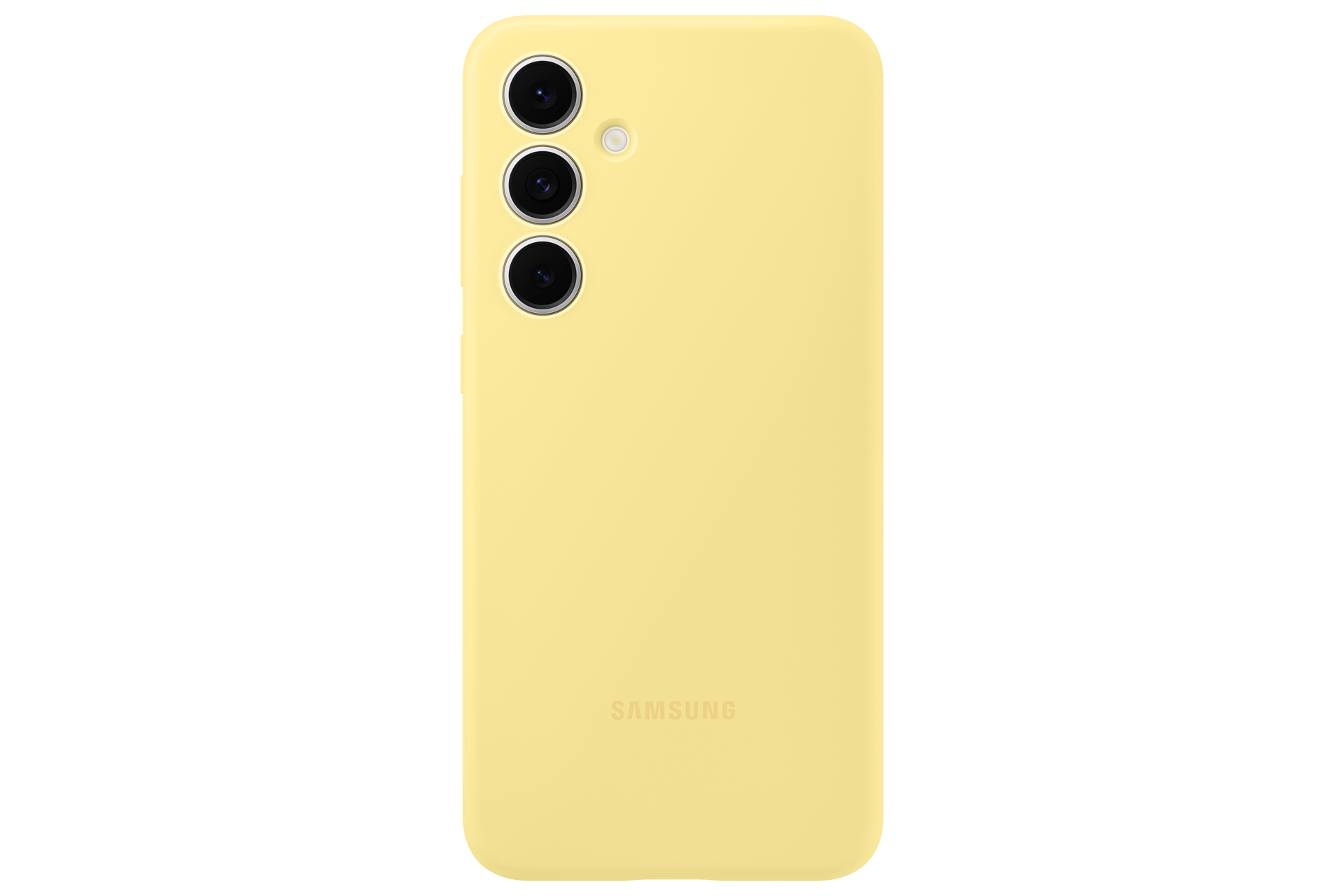 Samsung Yellow Silicone Case For S24 Fe