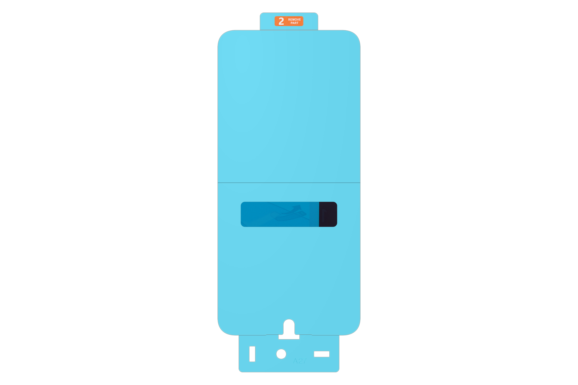 Screen Protector for Galaxy A27 Front2 Transparent 