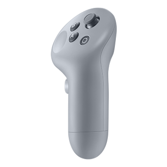 Galaxy XR Controllers Right-R-Perspective Light Gray 