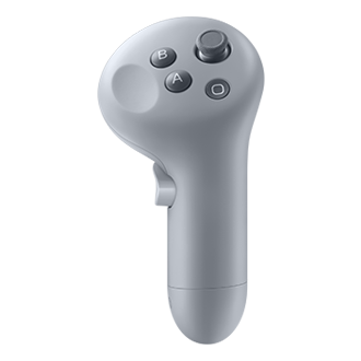 Galaxy XR Controllers Right-Front Light Gray 
