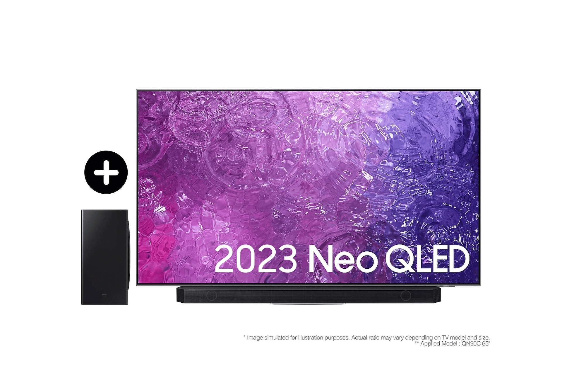 TV QLED 65 - SAMSUNG QE65QN90AATXXC, QLED 4K, Procesador Neo QLED