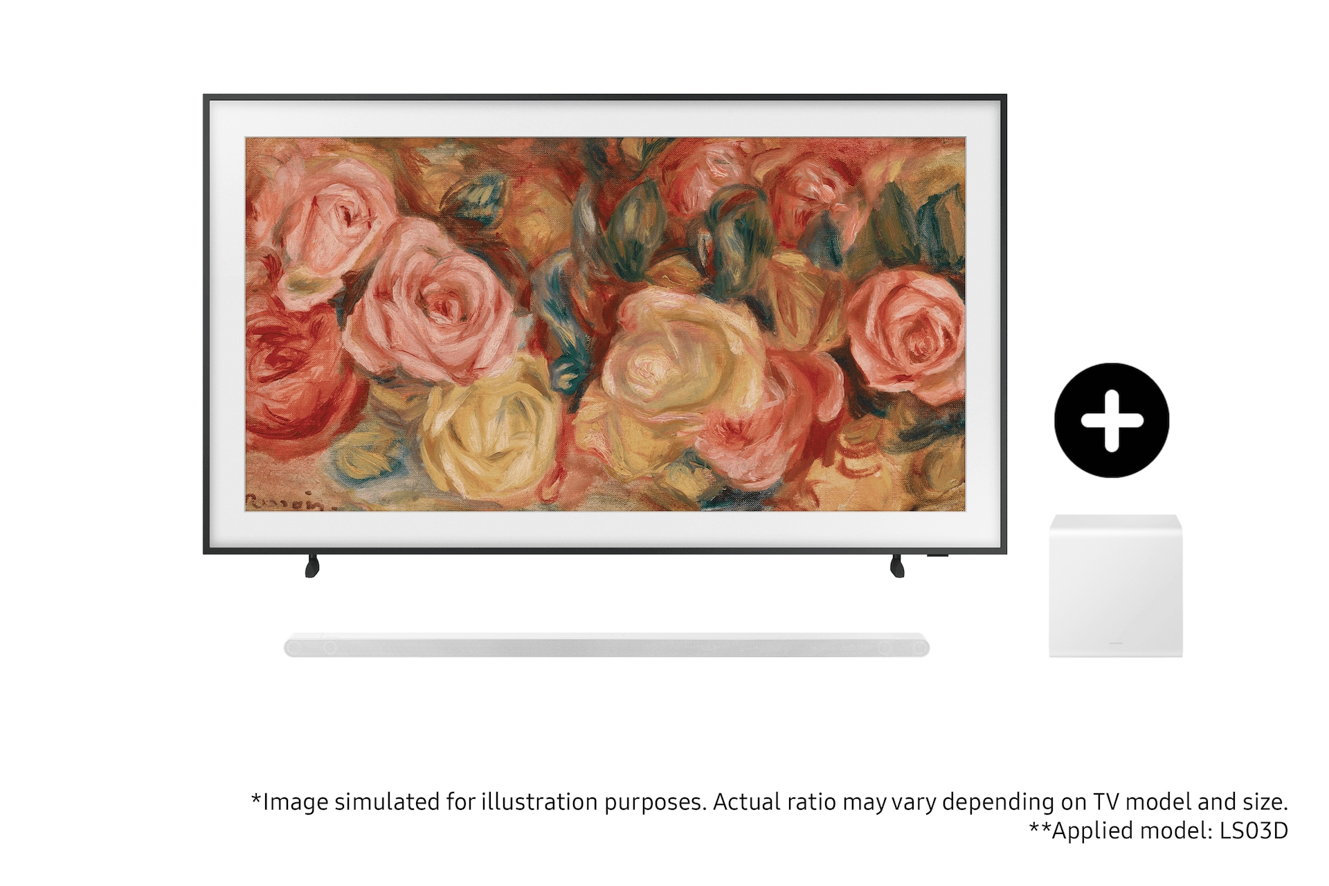 2024 75" The Frame QLED 4K HDR Smart TV and S801D Ultra Slim Soundbar with Subwoofer