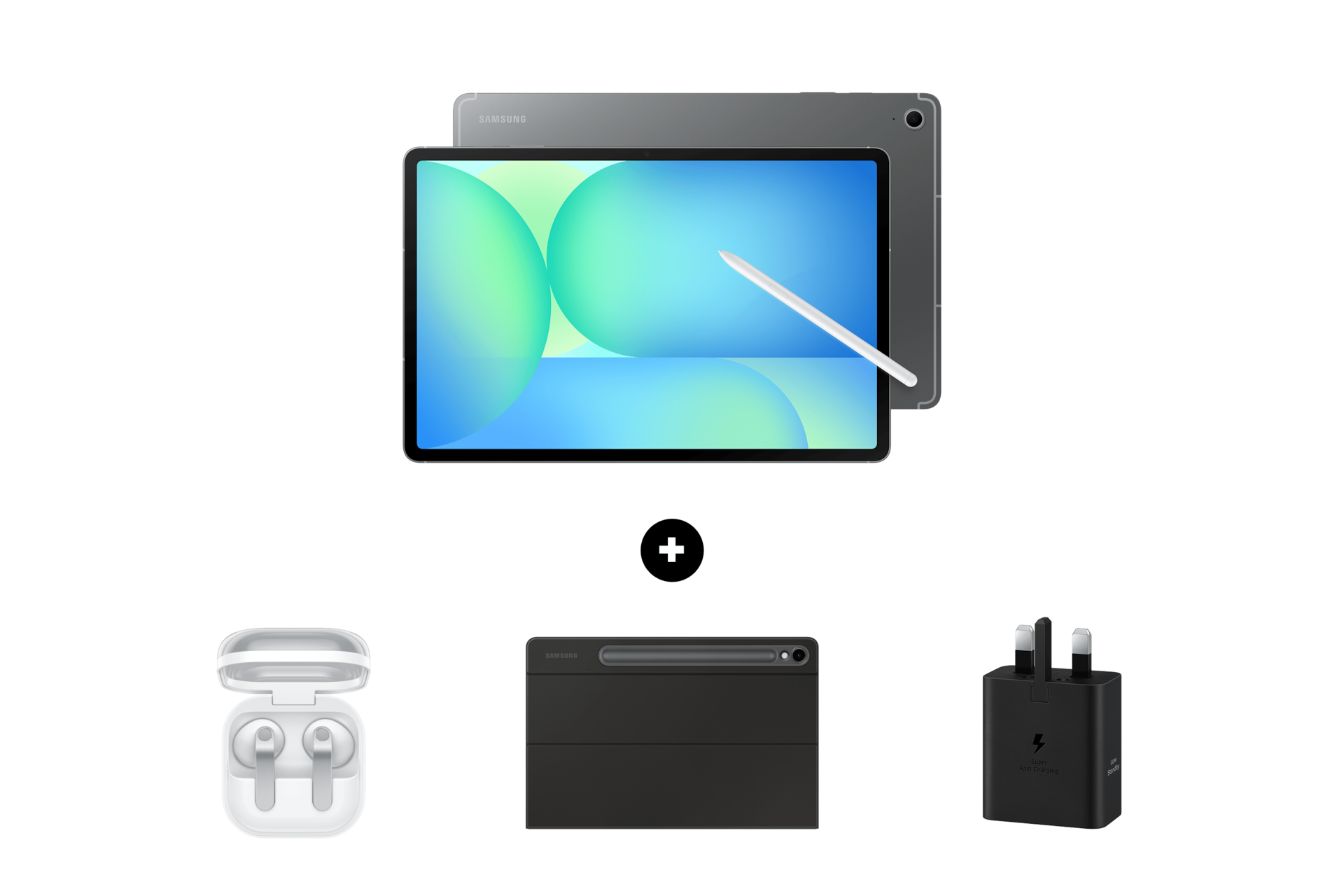 "Samsung Business Galaxy Tab S10 FE 10.9" Student Bundle 128 GB Grey"