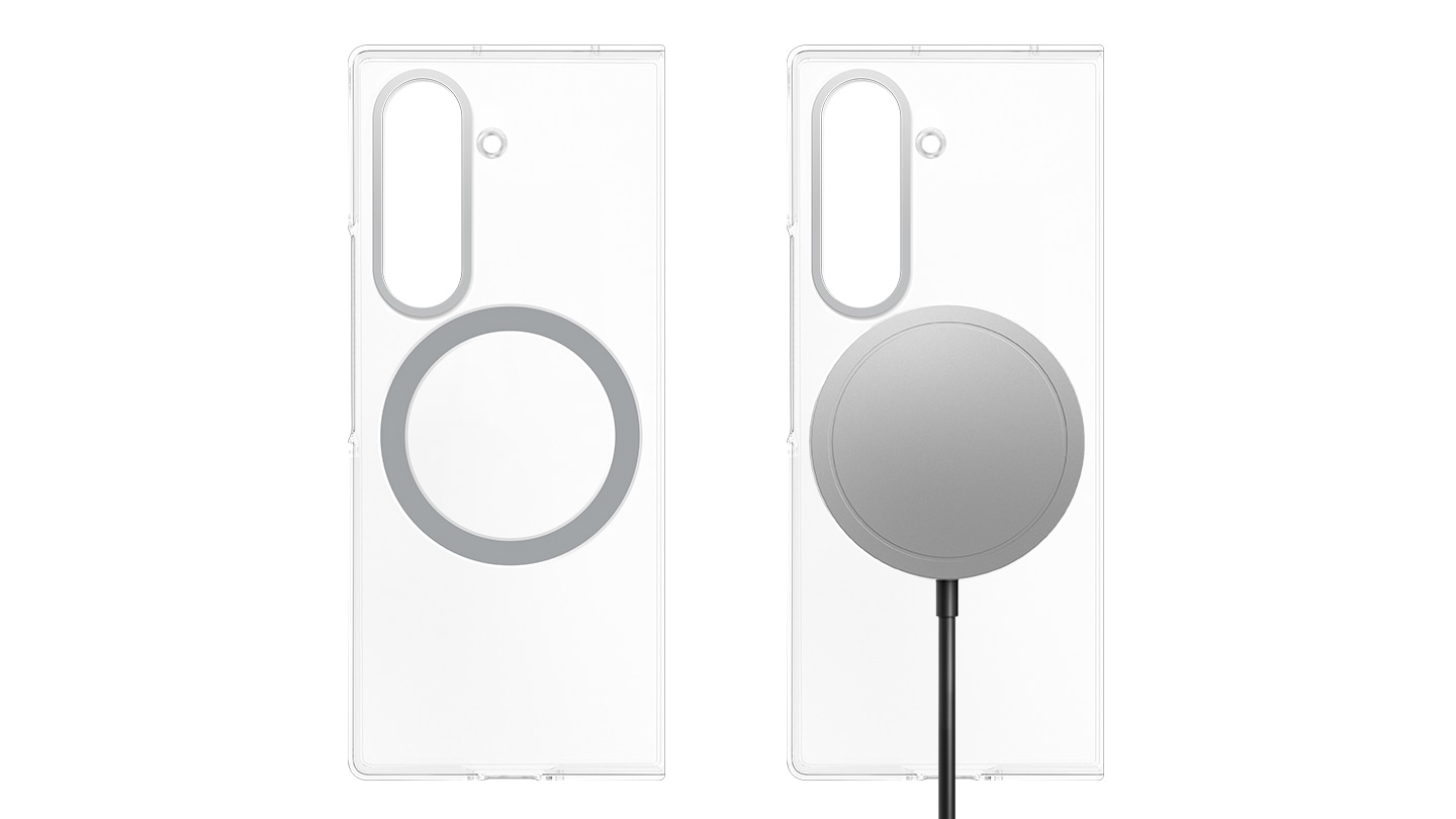 Galaxy Z Flip7 Clear Magnet Case