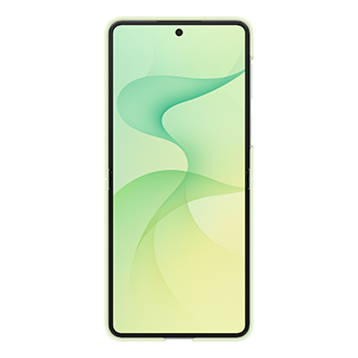 Galaxy Z Flip8 Silicone Ring Magnet Case Back Mint 