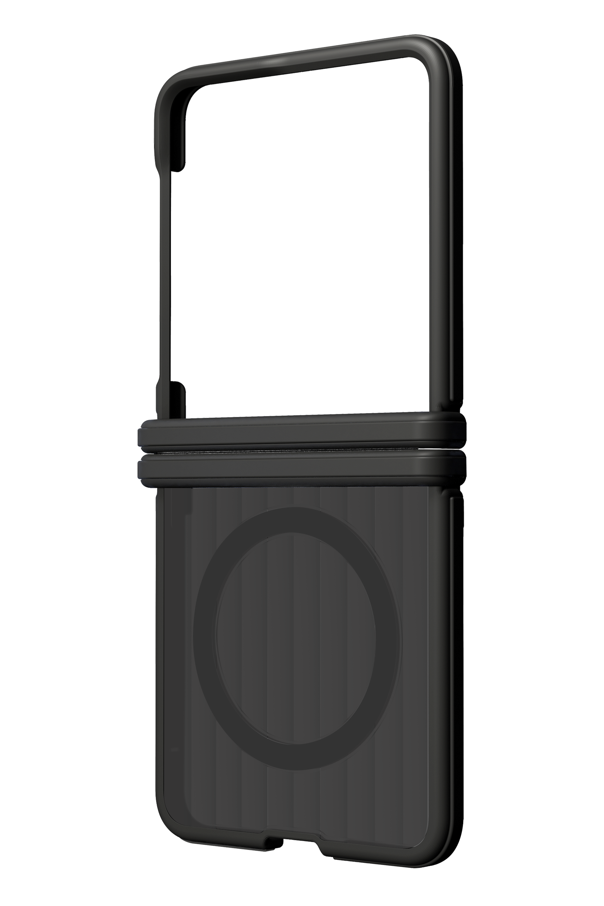 Galaxy Z Flip8 Hybrid Shield Magnet Case Side Black 
