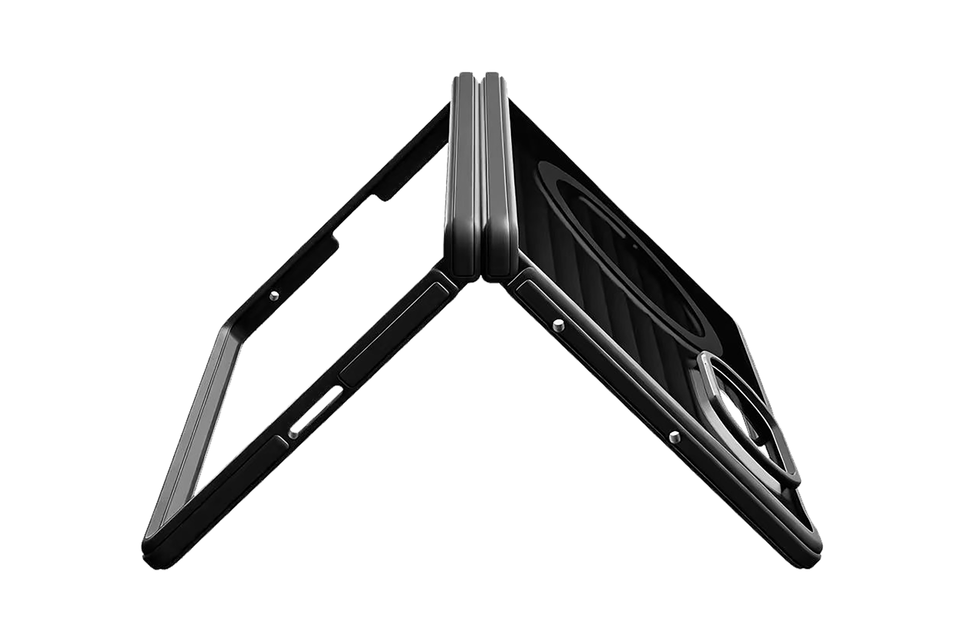 Galaxy Z Fold8 Hybrid Shield Magnet Case FrontOpen Black 