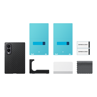 Galaxy Z Fold8  Carbon Magnet Case Set-Cut Black 