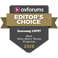 AV Forums – Editor's Choice Awards: Best Ultra Short Throw Projector