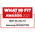 What HiFi Awards 2021 - Best 40-43 Inch TV