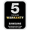 5-year warranty on parts & labour available on this product