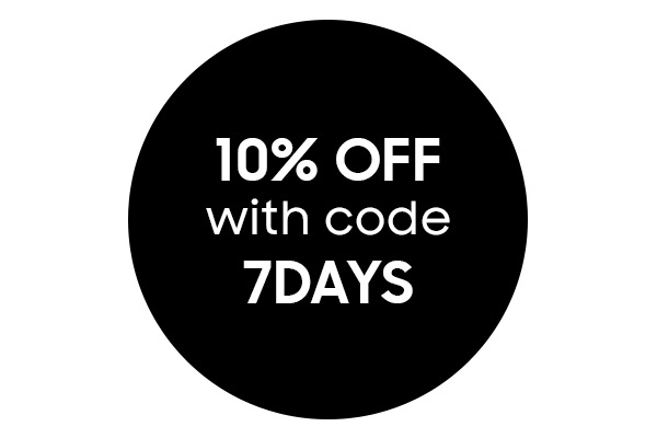 Get 10% off with code 7DAYS