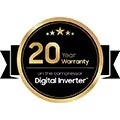 20-year warranty on the compressor