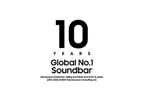 10 Years Global No.1 Soundbar