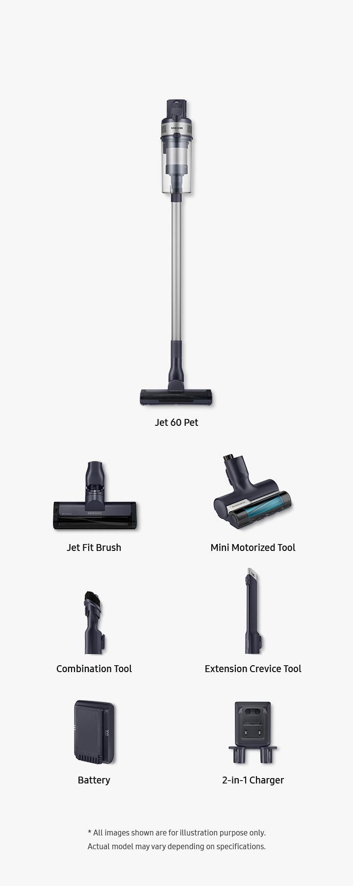 Samsung Jet 60 Fit Cordless Stick Vacuum