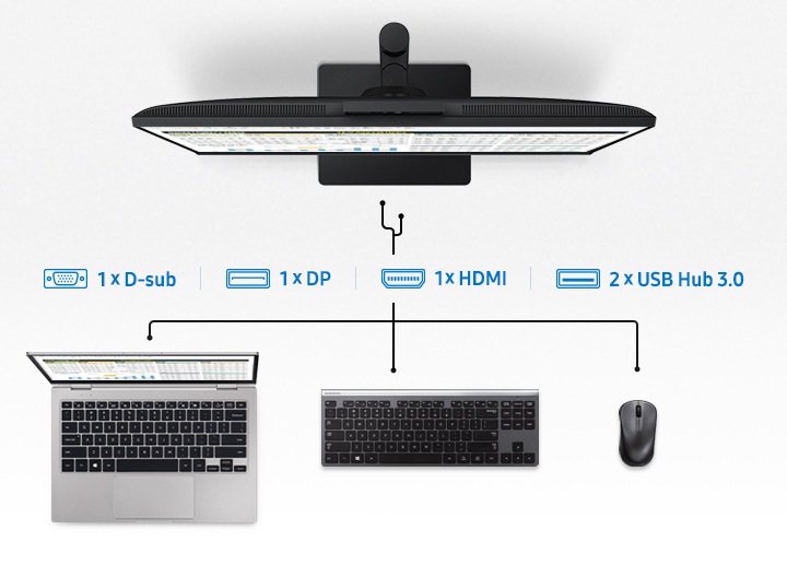 24 s40va monitor with 2.0 megapixel webcam & speakers