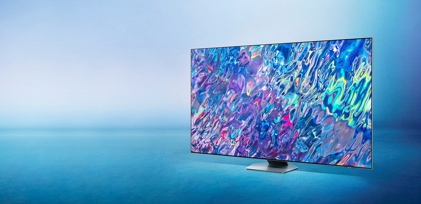 QN85B displays intricately blended color graphics which demonstrate long-lasting colors of Quantum Dot technology.