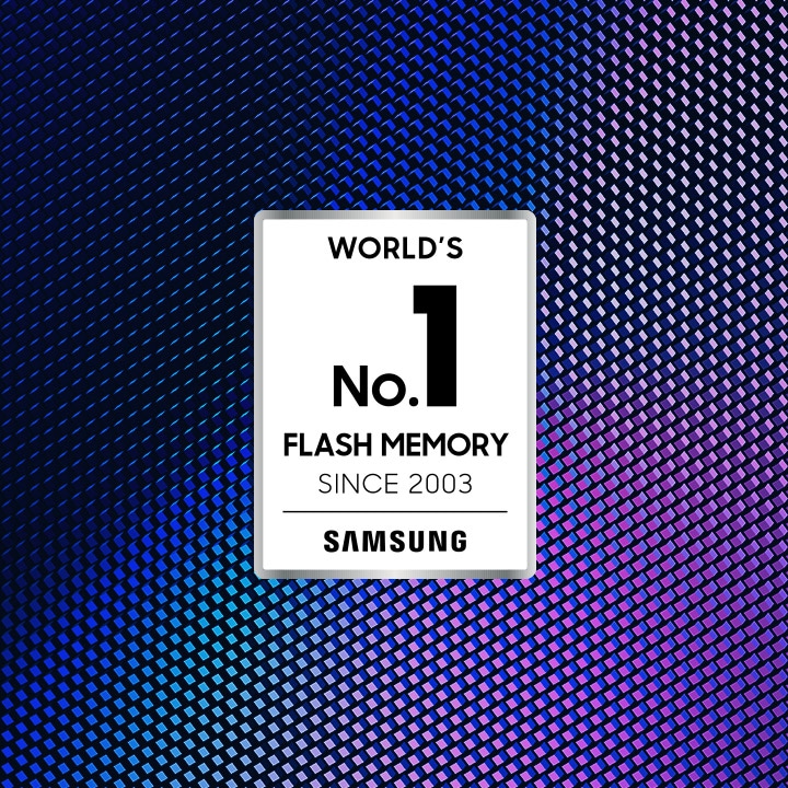 Amblem kaže Samsung broj 1 Flash memorija od 2003. godine.