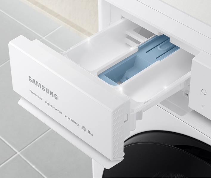 Washing Machine Samsung 11kg 1400RPM White (WW11BB744DGW) : :  Cuisine et Maison