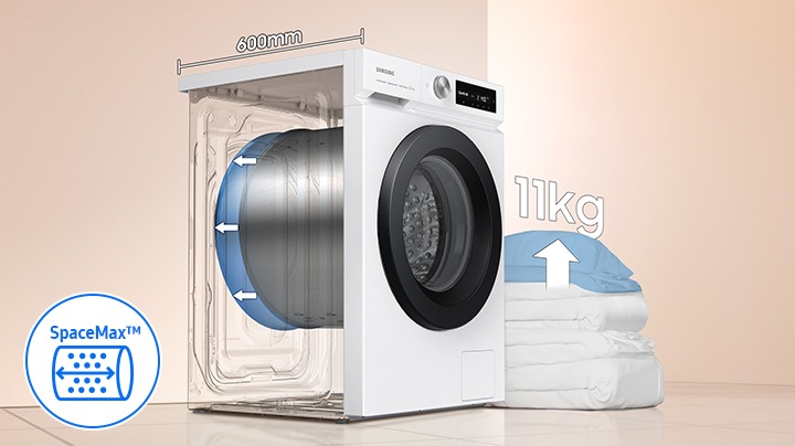 Bespoke Series 6 11KG Washing Machine ww11bb534dabs1 | Samsung UK