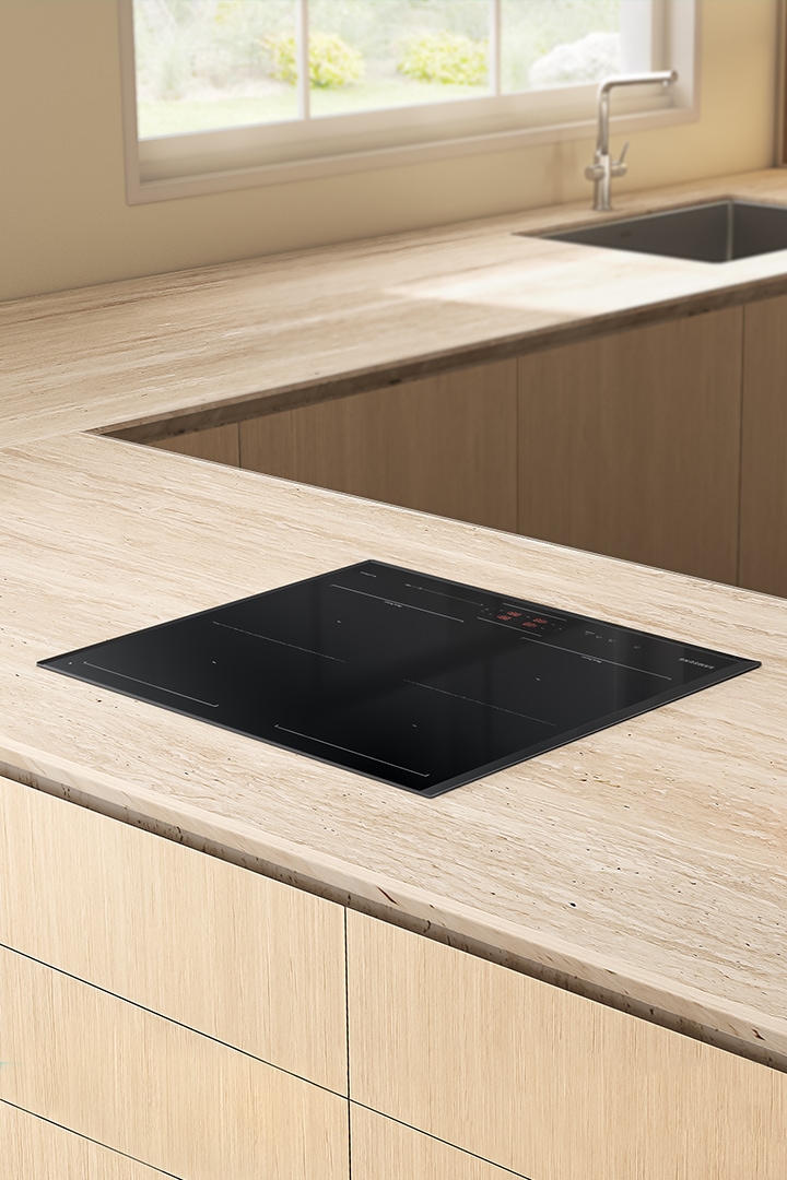Black Induction Hob with Dual Flex Zone NZ64B5066KK | Samsung UK Black Induction Hob with Dual Flex Zone NZ64B5066KK | Samsung UK