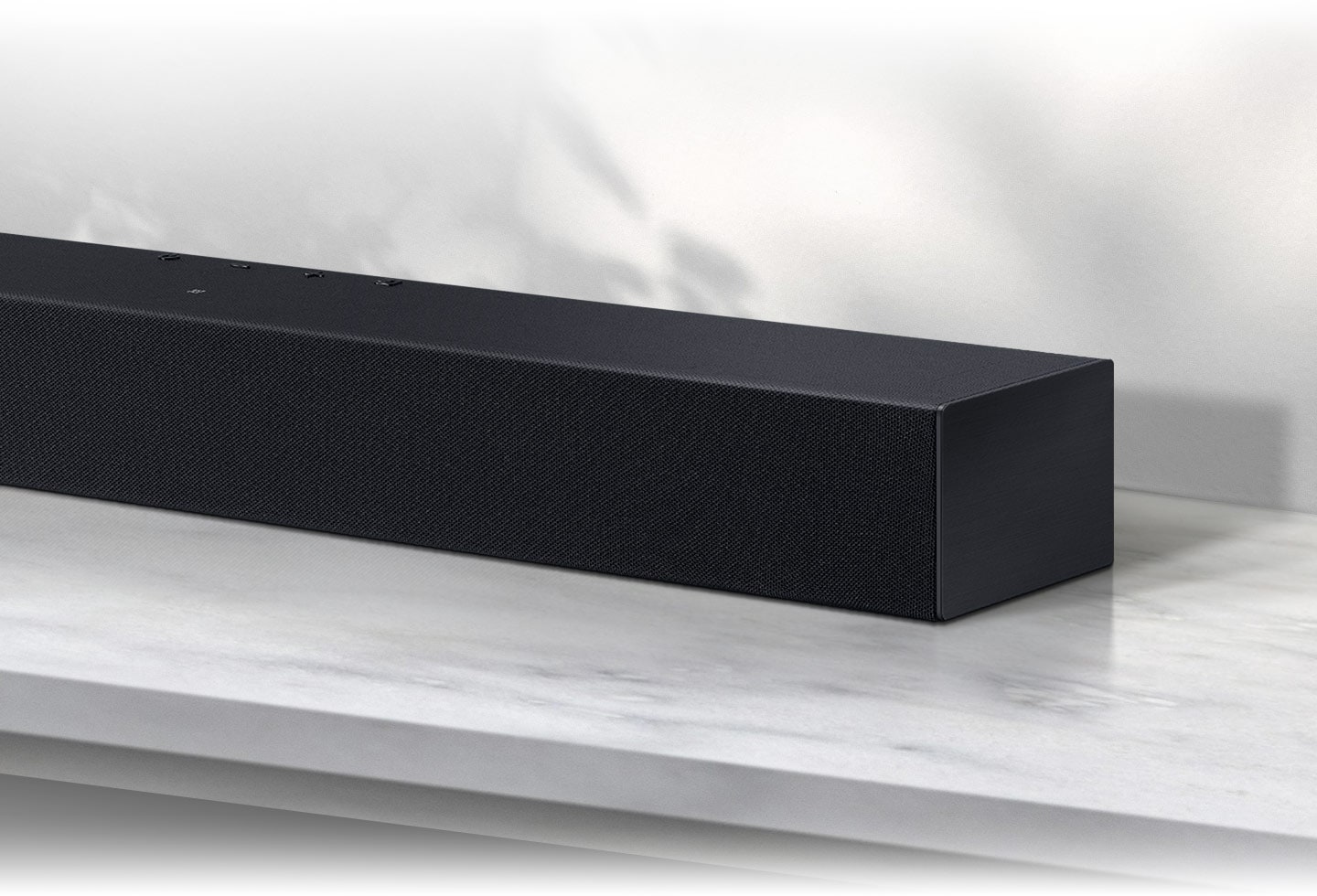 Samsung Soundbar C400 with two woofers and two tweeters all in one soundbar.