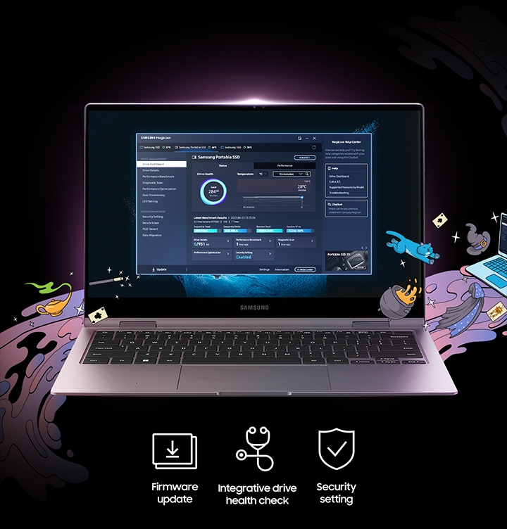 Portable SSD Card 2TB T9 USB Gen 2x2 Samsung UK