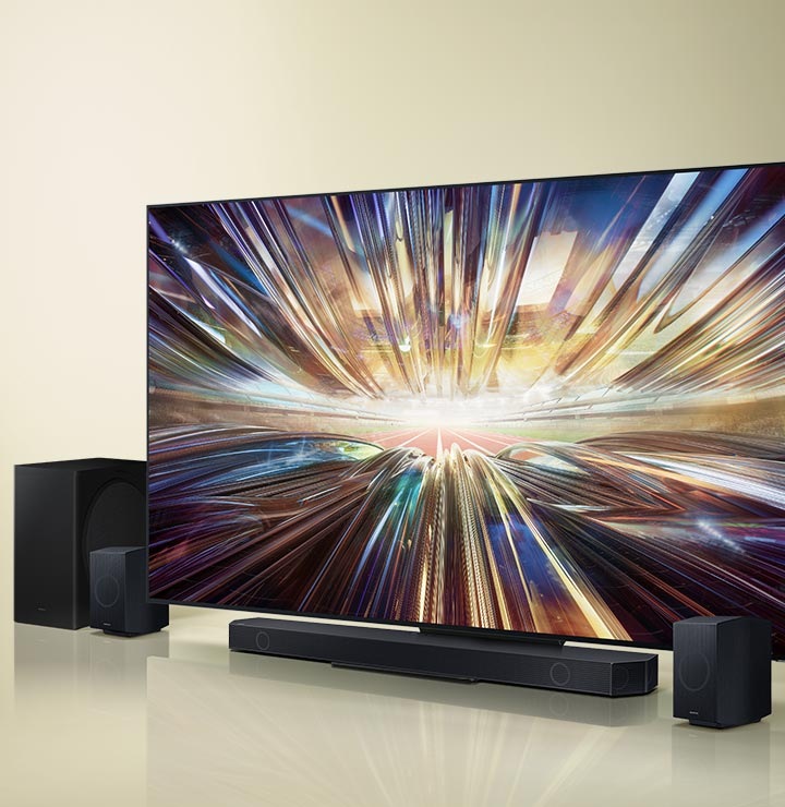 2024 77 Inch OLED TV S90D and Q930D Soundbar Samsung UK
