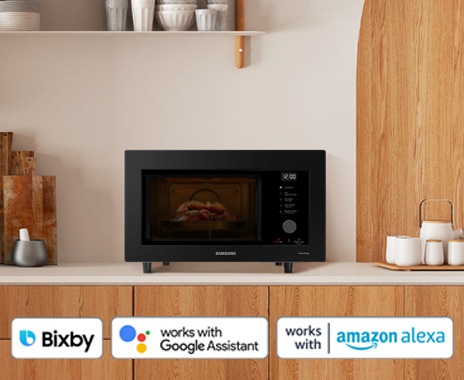 Smart Control - שלטו במיקרוגל שלכם דרך אפליקציית SMARTTHINGS, או דרך עוזרות קוליות