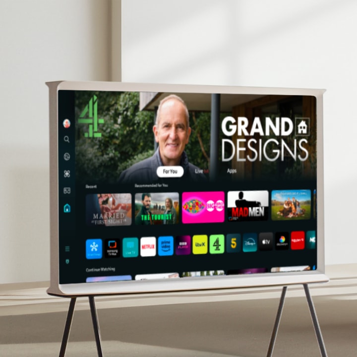 テレビ The Serif TV 2019 Samsung QE43LS01RAU Amazon.com: SAMSUNG 43-inch Class Serif QLED - 4K UHD