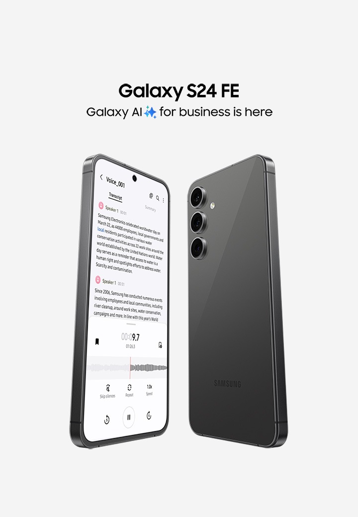 Galaxy S24 FE View Specs Samsung Business UK