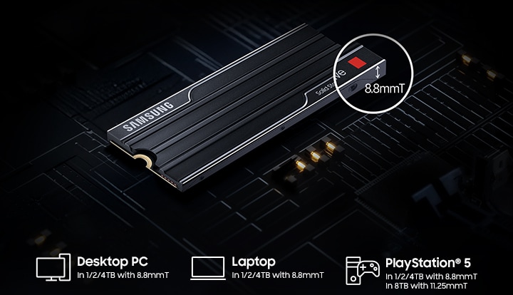 9100 PRO with Heatsink, PCIe 5.0, NVMe M.2 SSD MZ-VAP1T0CW