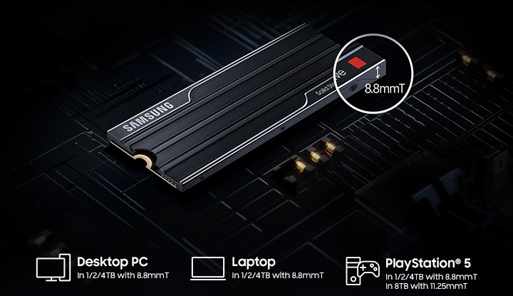 9100 PRO with Heatsink, PCIe 5.0, NVMe M.2 SSD MZ-VAP1T0CW