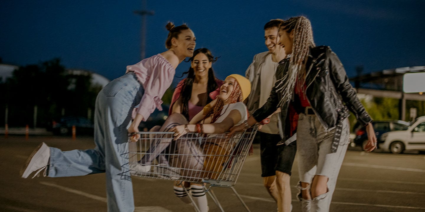 Side-by-side comparison of a night photo, showing improved brightness and clarity with Galaxy A17 5G camera.