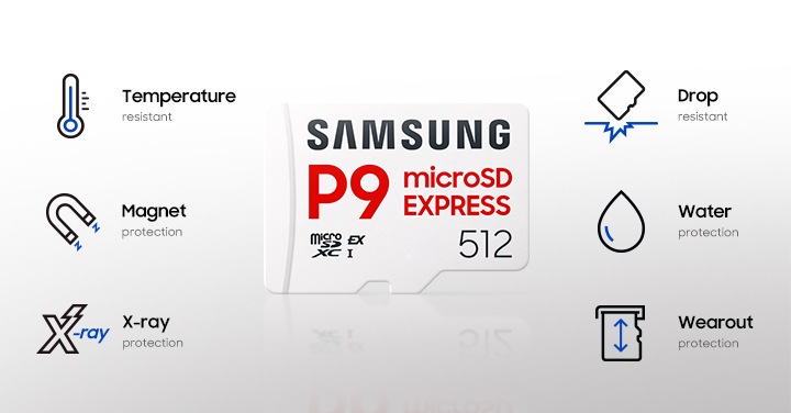 MicroSD Express Card P9 Express 256GB MB-MK256T | Samsung UK
