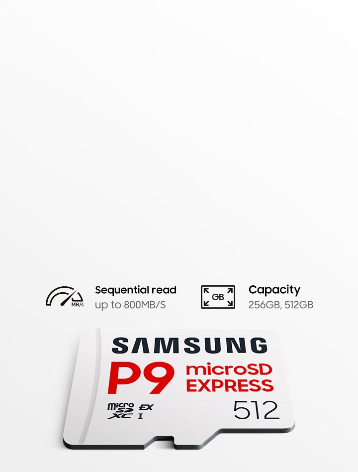 MicroSD Express Card P9 Express 256GB MB-MK256T | Samsung UK