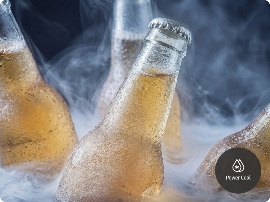 Quickly cool bottled drinks in the Power Cool mode.