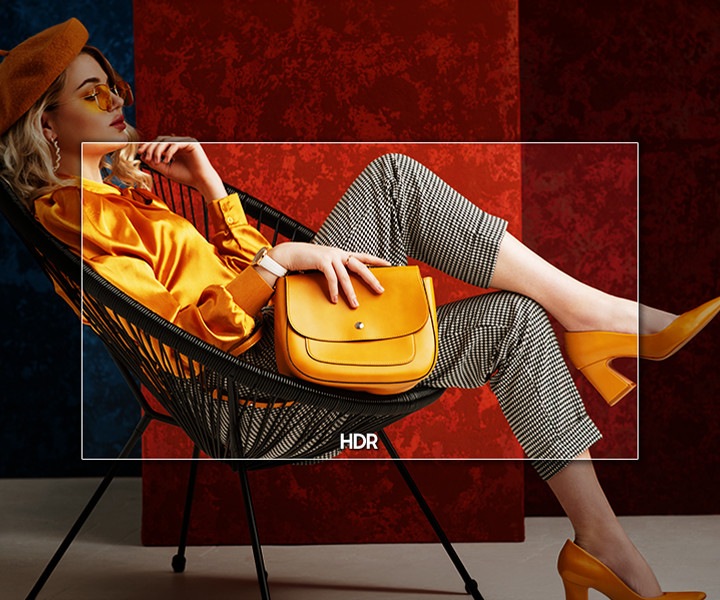Better contrast with rich darks and bright lights for Samsung Business TV BEHX-H