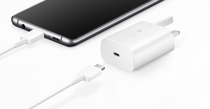 25W Samsung USB C Super Fast Charger & Cable