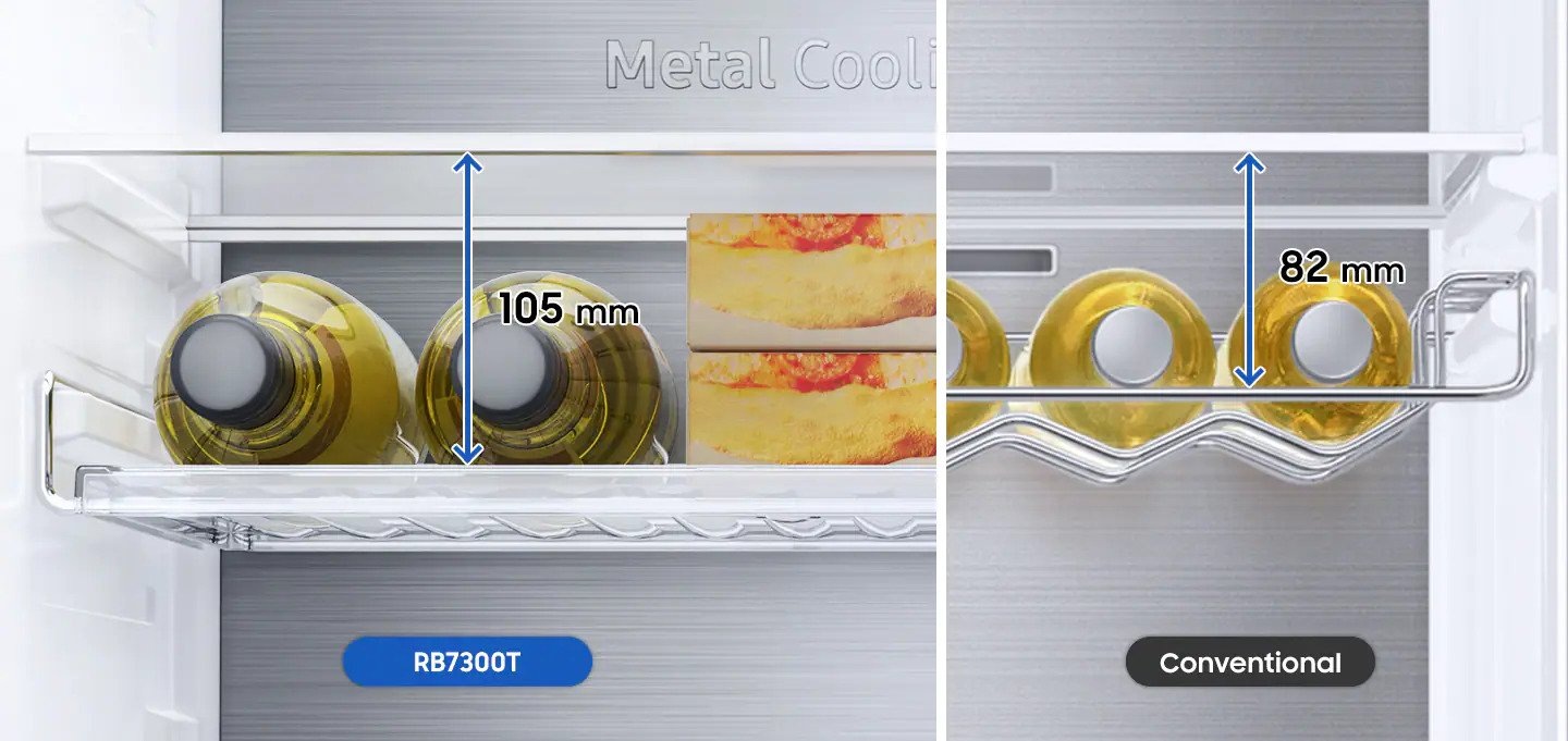 Frigorífico combi - Samsung BESPOKE SMART AI RB38C7B6AS9/EF, Twin Cool –  Join Banana