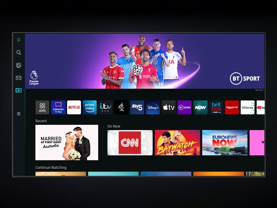 Smart TV powered by Tizen