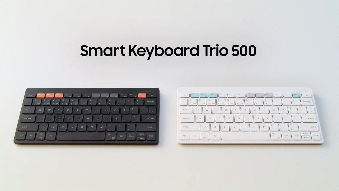 Black Smart Wireless Keyboard Trio 500 | Samsung UK