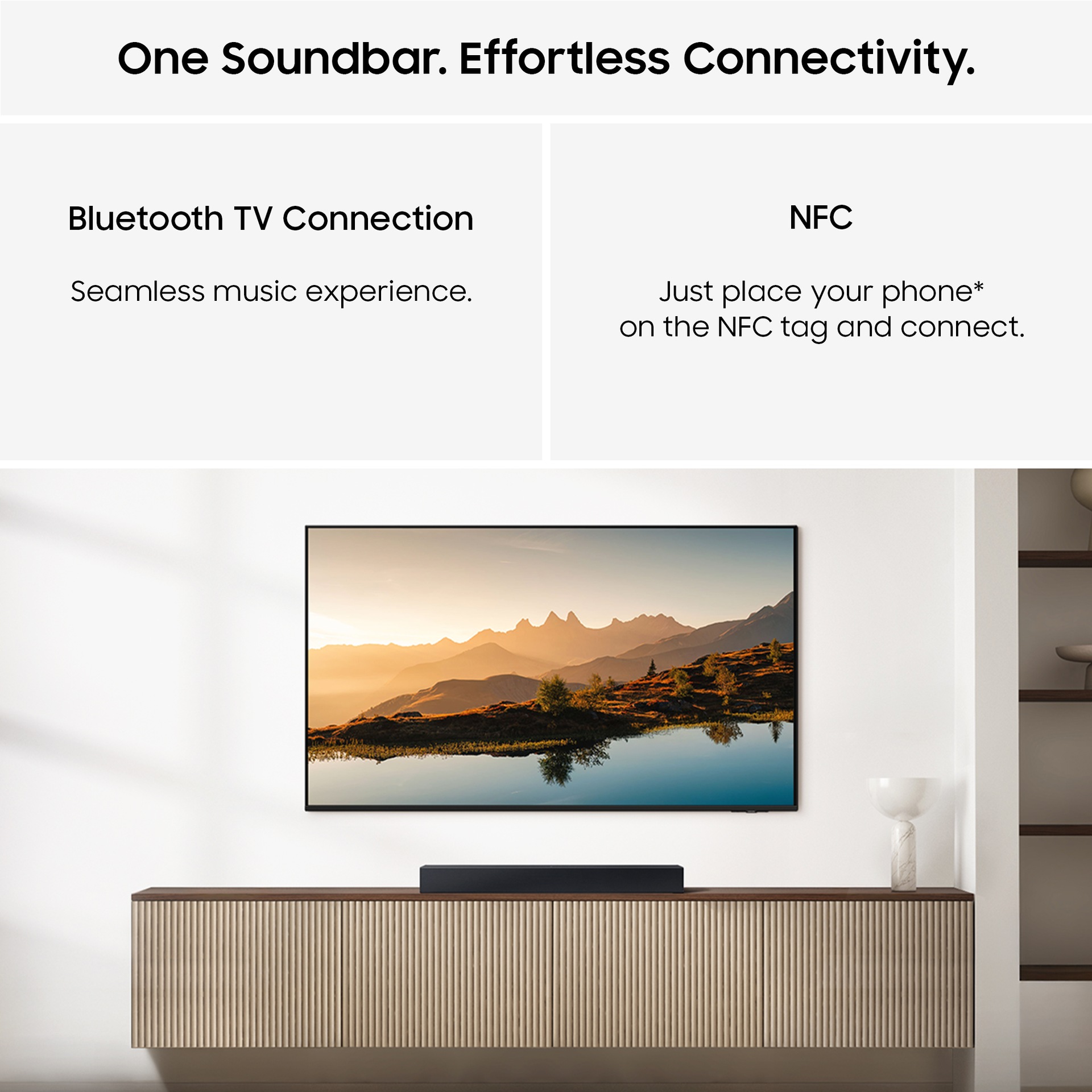 B400F B-Series 2.0ch Soundbar (2025) Black