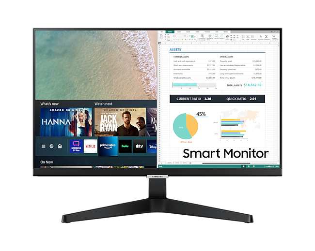 Buy 24 Inch M50A Full HD Smart Monitor, Samsung UK