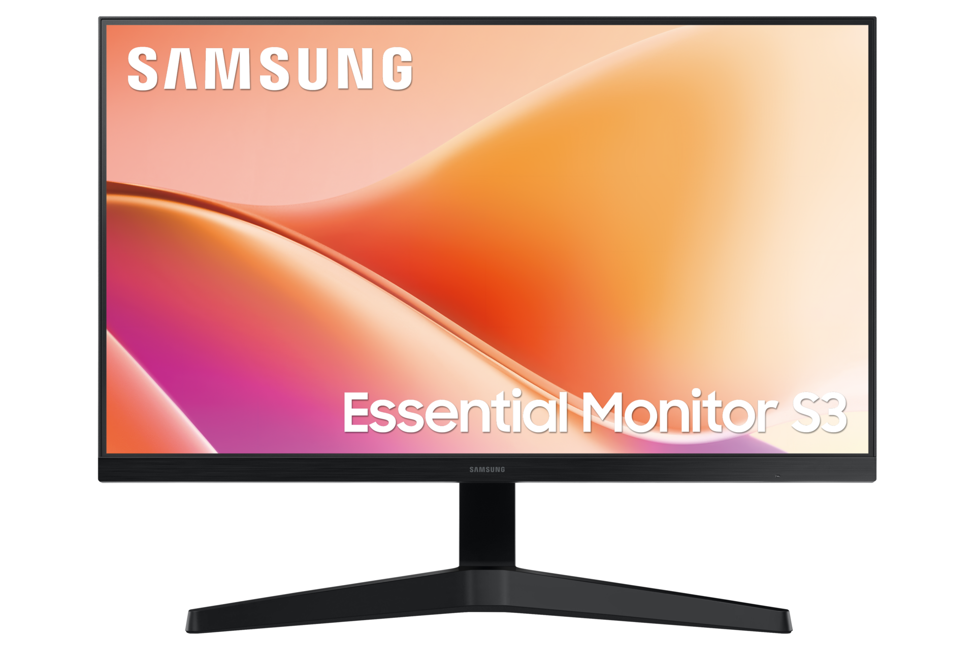 24" S33GF Full HD Monitor Front2 Black 